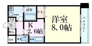 アーバンフラッツ西中島の物件間取画像